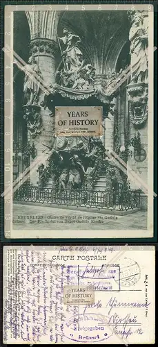 AK 1.WK Weltkrieg Bruxelles Feldpost gel. 1915-17 Belgien Frankreich