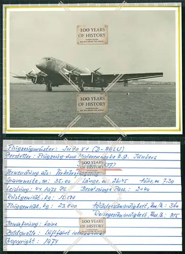 Junkers Ju 90 V1 Verkehrsflugzeug Flugzeug airplane aircraft