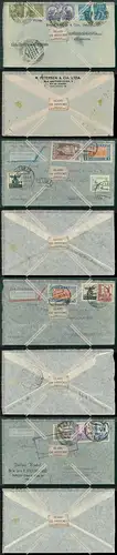 alter Brief 4x Briefmarke Stempel für Sammler 