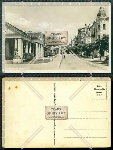 Orig. Foto AK Franzensbad Kirchenstraße 939 Frantiskovy Lazne Böhmen Tschechi