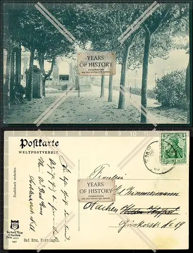 Orig. AK Bad Ems Kuranlagen 1911 gelaufen