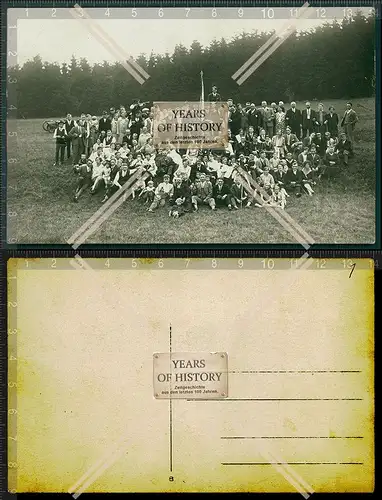 Orig. Foto AK Winterberg im Sauerland 1933 Gruppenfoto Feierlichkeiten eines ö