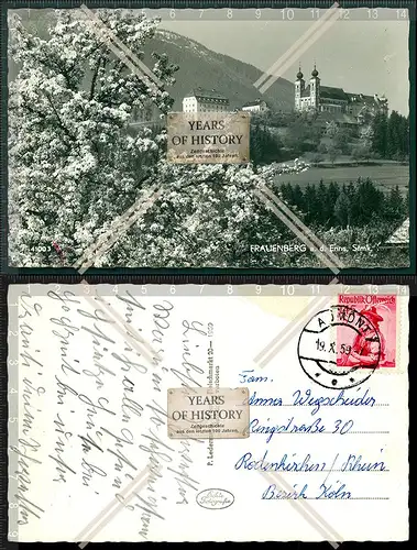 Orig. Foto AK Frauenberg an der Enns Ennstal Ardning Liezen Steiermark