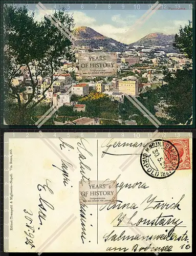 Orig. AK Capri Napoli Italien Panorama Ansicht 1929 gelaufen