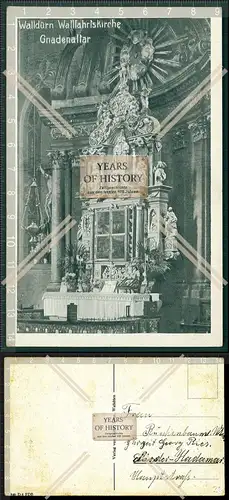 Orig. AK Walldürn Neckar-Odenwald Wallfahrtskirche Gnadenaltar 1936