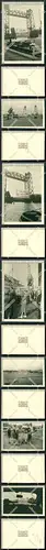 Orig. Foto 7x Rotterdam Holland Ansichten 1948 Eisballett Maxi und Ernst Baier