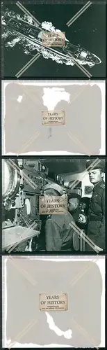 Foto Kriegsschiff Soldaten unter Deck im Technikraum 