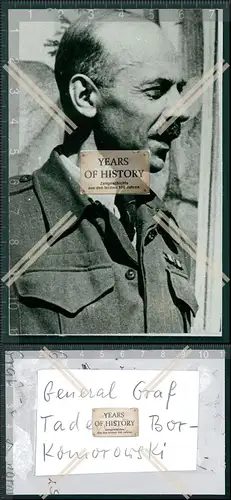 Foto Porträt General Graf Tadeusz Burkomorowski 