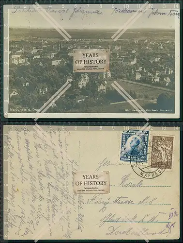 Foto AK Marburg an der Drau Maribor 1930 gelaufen