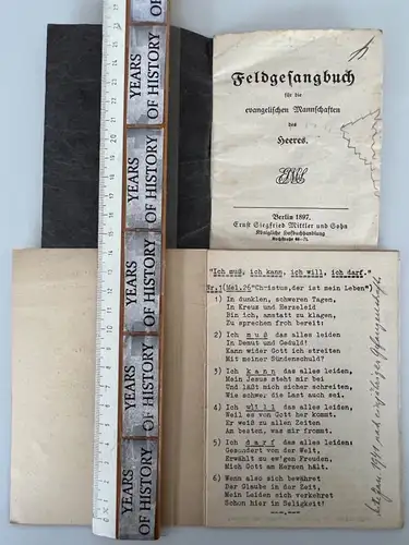 2x Kleines Büchlein Christliches Gesangbuch Lieder Bautzen 1942 und von 1897