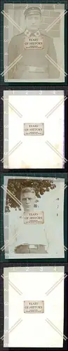 Foto 2x Portrait 1933 Rotes Kreuz Sanitäter Passfoto Format 