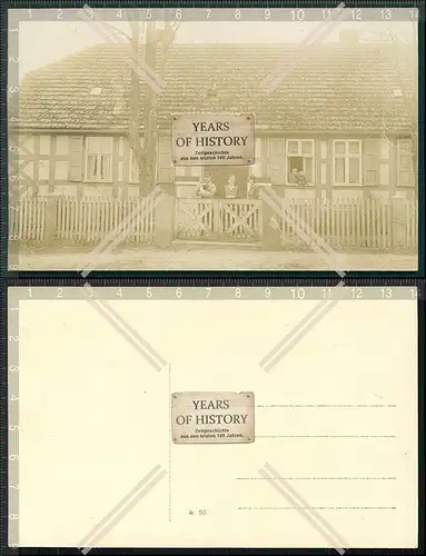 Orig. Foto AK Bauernhof 1910 Straßenansicht