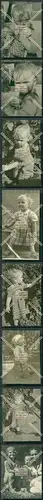 Orig. Foto 8x Mädchen mit Schildkröte Puppe Kinder 1933