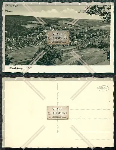 Orig. AK Berleburg bei Detmold Lippe Dorf Ansicht Panorama