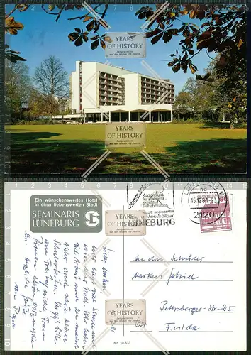 Orig. AK Lüneburg bei Hamburg Seminaris Hotel gel. 1981