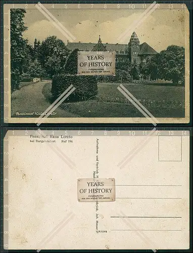 AK Burgsteinfurt Horstmar-Leer und Steinfurt Pensionnat Haus Loreto 1936 Karte 