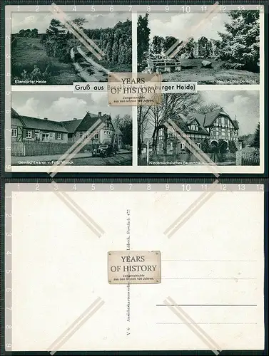 AK Brockhöfe Wriedel 1936 Lüneburger Heide Gemischtwaren Fritz Wenk Bauernhau