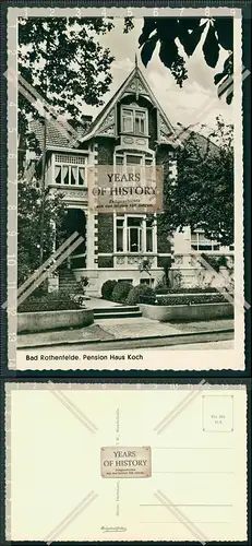 Foto AK Bad Rothenfelde Pension Haus Koch 1939