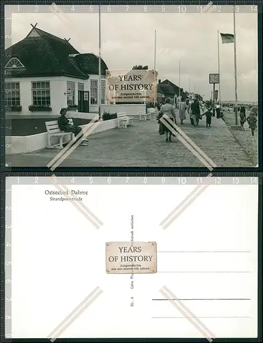 Foto AK Ostseebad Dahme Strandpromenade