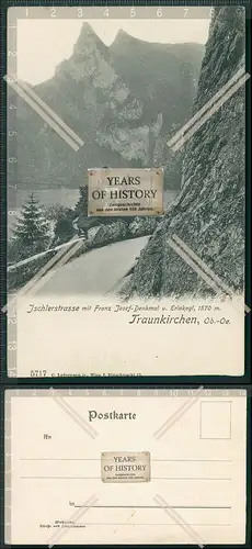 AK Traunkirchen Oberösterreich Gmunden Traunsee  Franz Josef Denkmal 1918