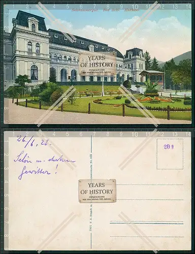 AK Bad Ischl an der Traun Kurhaus 1928 Österreich Salzkammergut Bez. Gmunden