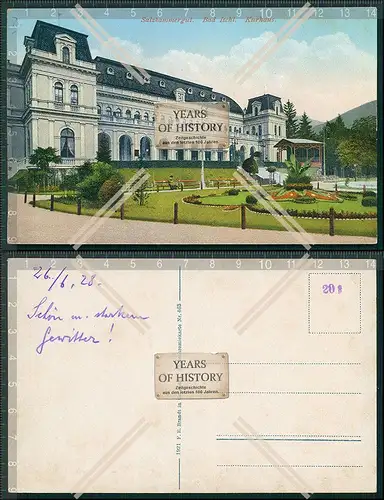 AK Bad Ischl an der Traun Kurhaus 1928 Österreich Salzkammergut Bez. Gmunden 