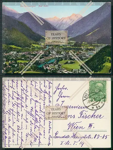 AK Bad Ischl an der Traun gel. 1916 Österreich Salzkammergut Bez. Gmunden 