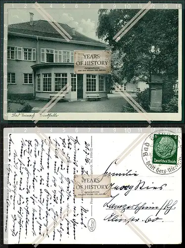 Orig. AK Bad Teinach-Zavelstein Calw Baden-Württemberg Trinkhalle 1936 gelaufe