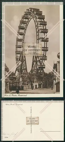 AK Wien Österreich Prater Riesenrad 1916