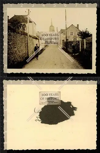 Orig. Foto Dorf Kirche Straße bei Nantes Frankreich La Chappelle