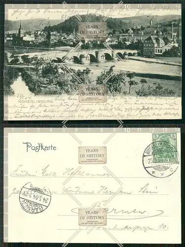 Orig. AK Hohenlimburg Hagen Westfalen gel. 1904