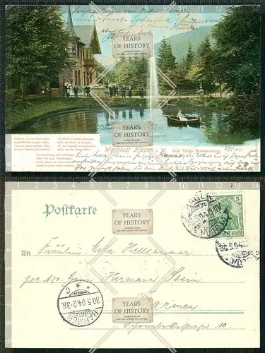 Orig. AK Hagen Westfalen Waldlust gel. 1904