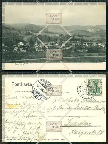 Orig. AK Dahl an der Volme Hagen Westfalen gel. 1906