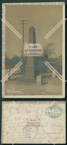 Foto AK Buzancy Ardennes Est Denkmal Feldpost 1916 gel. Memorial Battle of Buza