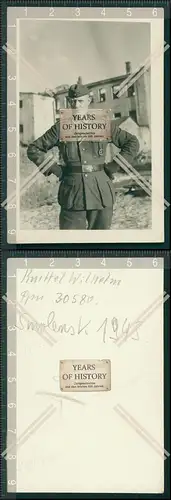 Foto  Kaserne Soldaten Russland Smolensk 1943 Grenze Belarus 