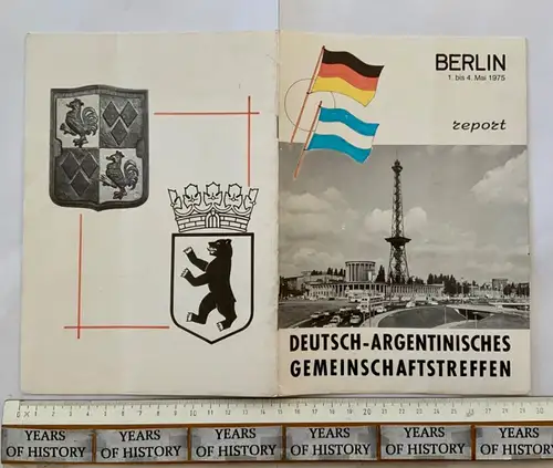 Heft Panzerschiff Admiral Graf Spee - Berlin 1975 Deutsch Argentinisches Treffen