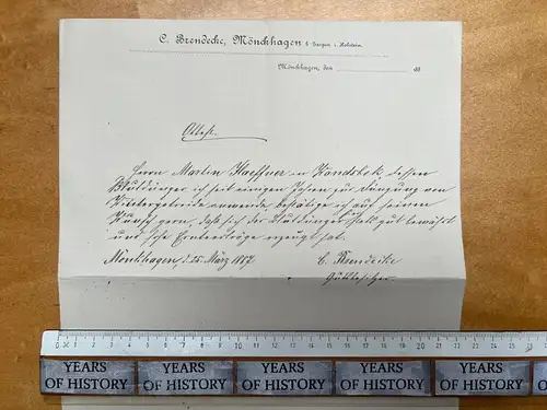 Dokumente handschriftlich ab 1862  Familie Haeffner Fabrikbesitzer aus Nürnberg
