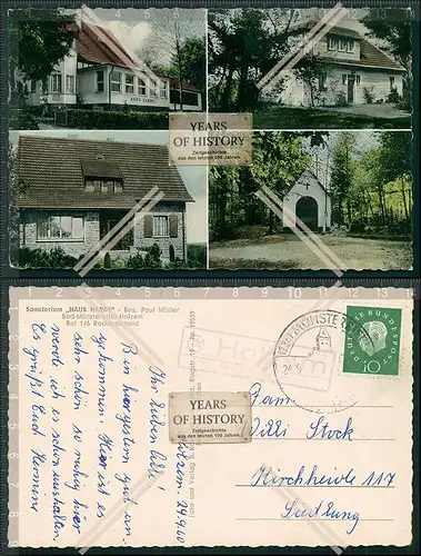 Foto AK Bad Münster Eifel Holzem Reckerscheid Sanatorium Haus Hard mehrfach An