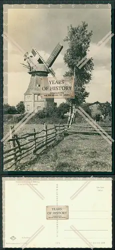 Foto AK Windmühle Windmill Graal Müritz Ostsee