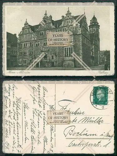 AK Hann. Münden Rathaus 1930 gelaufen