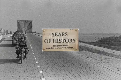 Foto kein Zeitgenössisches Original Holland Autobahn Brücke Motorrad Fahrzeuge B