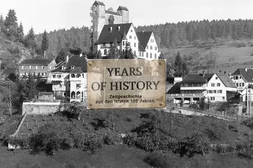 Foto 10x15cm Baden Württemberg Berneck Altensteig Schildmauer der Burg