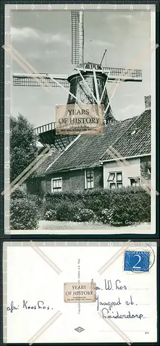 Foto AK Alphen aan den Rijn Windmühle Windmill