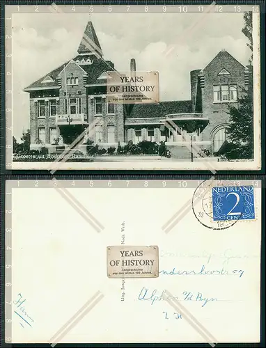 Foto AK Boskoop Niederlande Rathaus 