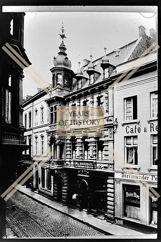 Foto Köln 1944-46 Geschäft Schaufenster Emil Houven Modewaren Cafe Restaurant