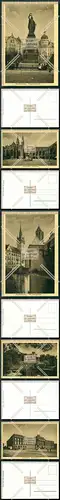 Orig. AK 5x Braunschweig 1930 Siegessäule Altstadt Markt Burg Graben Insel Pro