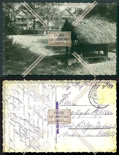 Orig. Foto AK Bargteheide Stormarn Holstein Ferienhaus mit Fuchs