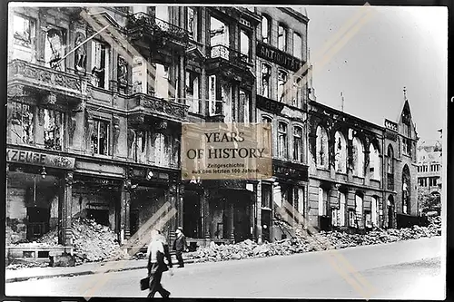 Foto Köln 1944-46 Geschäft zerstört Antiquitäten Gemälde Werkzeuge