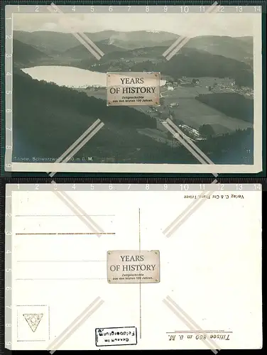 Orig. Foto AK Titisee-Neustadt Schwarzwald Luftbild Fliegeraufnahme 1933