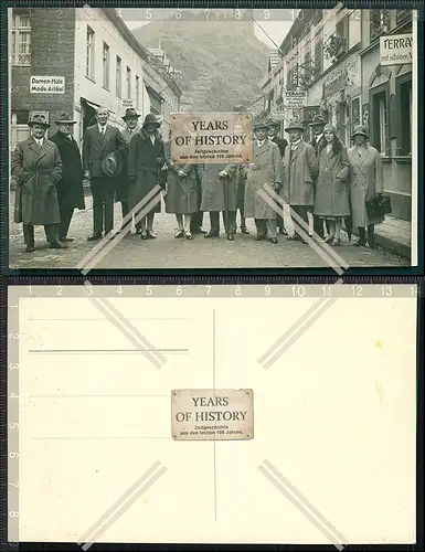 Orig. Foto AK Dorf bei Koblenz 1925 Straßenansicht Gruppen Aufnahme oberhalb i